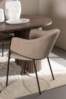 Venture Home Härön Matbord med Evelina Matstol