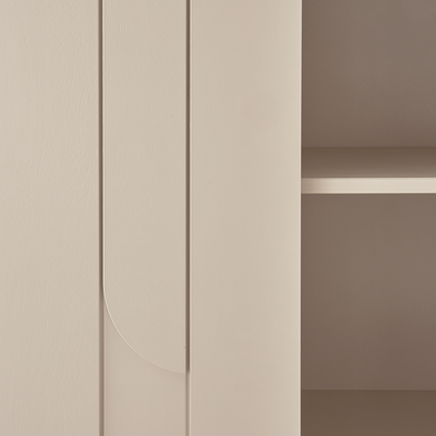 WOOOD RAIN 2-dörrars förvaringsskåp i dammfärgad furu