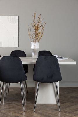 Venture Home Matgrupp Olga med stolarna Polar