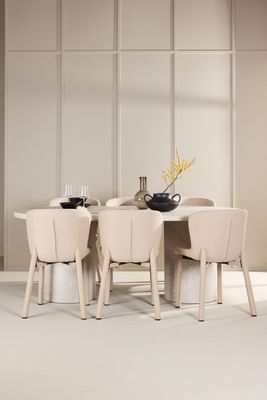 Venture Home Matbord Narvik med Astoria Stol