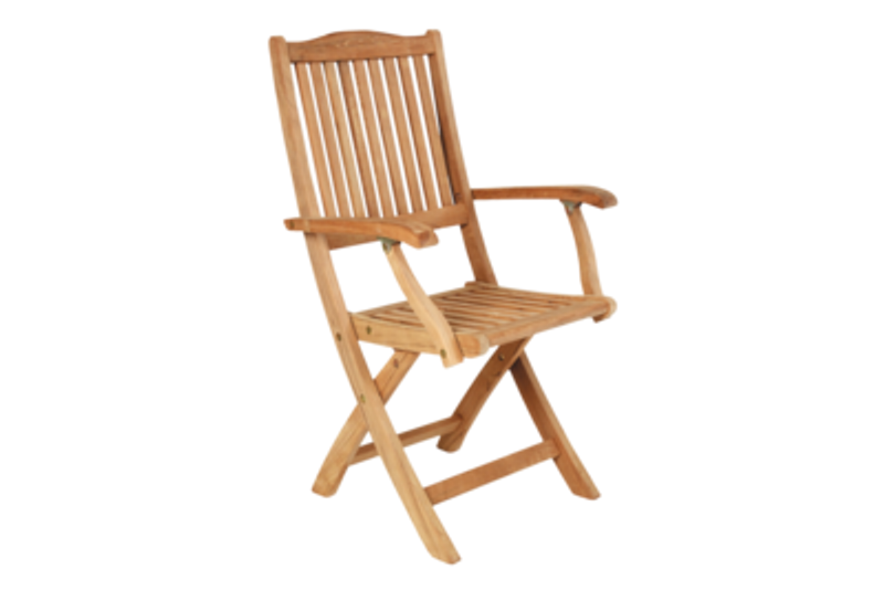 Brafab Filippa Karmstol i Natur Teak