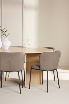 Venture Home Matbord Strada med Edina Stol