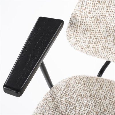 Eleonora Stol Jon med armstöd - Beige Maywood