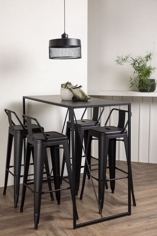 Venture Home Barset Brea med 4st barstolar Tempe