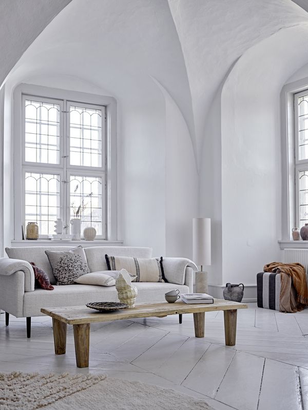 Bloomingville Chesham soffa, vit, polyester