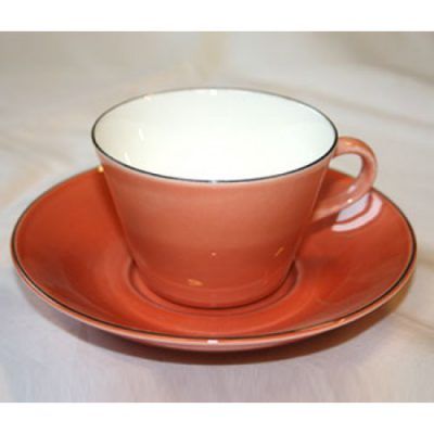 Gustavsberg NATUR Nyponröd, Kaffegods, kon