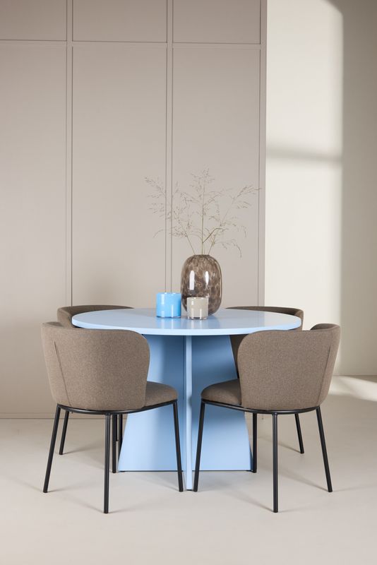 Venture Home Matbord Bootcut med Edina Stol