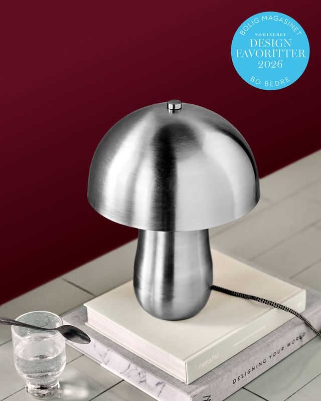 House Doctor Roomie Bordslampa Borstat Silver