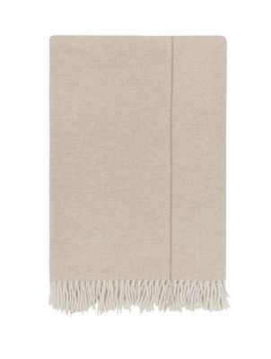 Høie Monte Viso ullpläd beige 130x200 cm