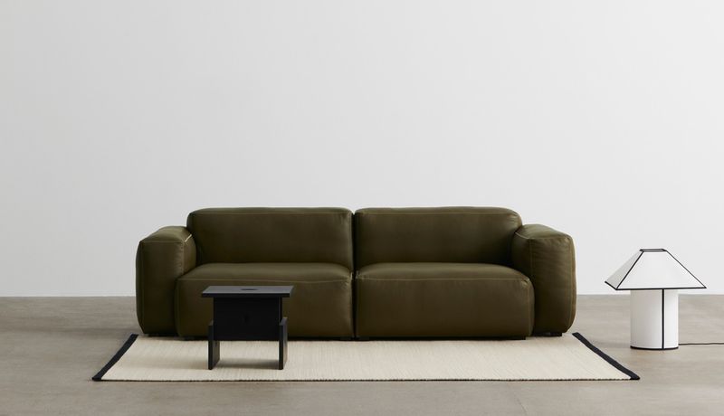 HAY Mags Soft Low Armrest soffa 2,5-sits kombination 1, Hallingdal 220