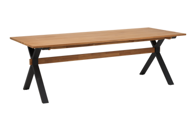 Brafab Mark Matbord Svart/Teak