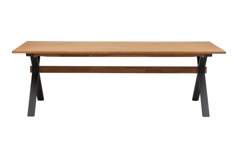Brafab Mark Matbord Svart/Teak