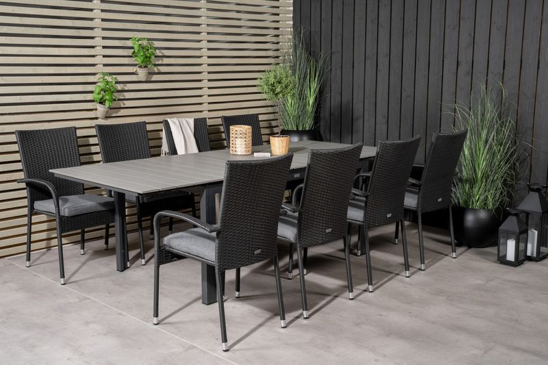 Venture Home Levels, Anna Matgrupp Svart Grå