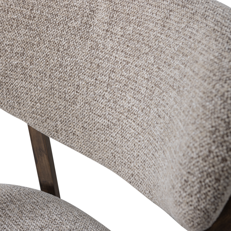 WOOOD Udar Fåtölj Natur med Träram Brun