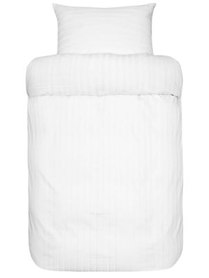 Høie Milano påslakanset vit 220x220 cm 3 delar