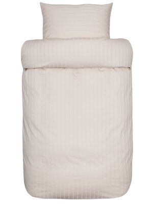 Høie Milano påslakanset ljus beige 150x210 cm 2 delar