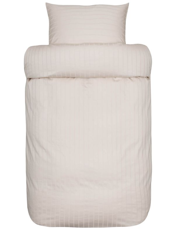 Høie Milano påslakanset ljus beige 150x210 cm 2 delar