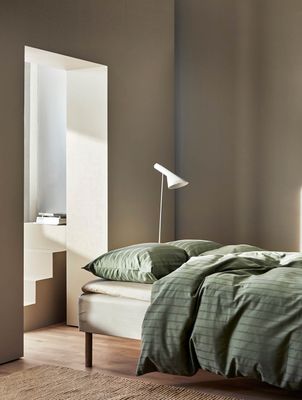 Høie Milano påslakanset dämpad grön 150x210 cm 2 delar