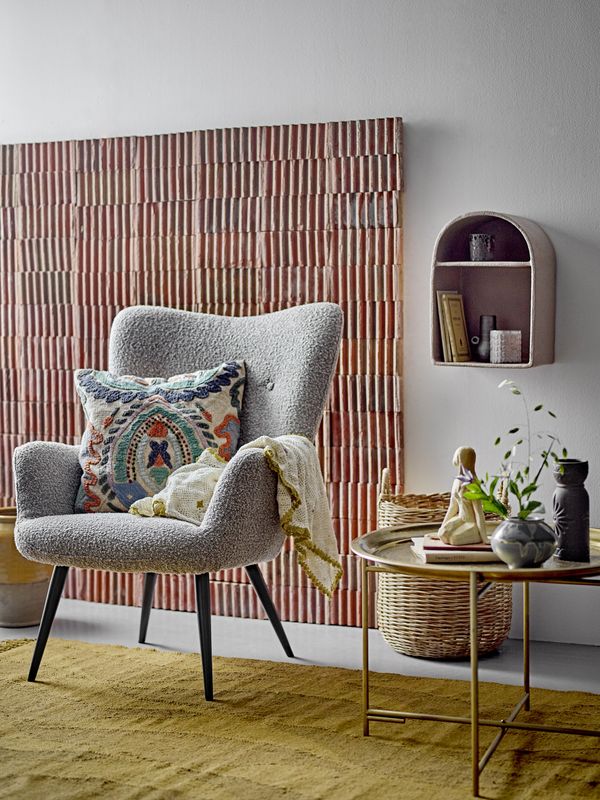 Bloomingville Perry loungestol, natur, polyester