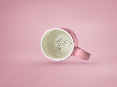 Design House Stockholm Astrid Lindgren mugg ljusrosa 18