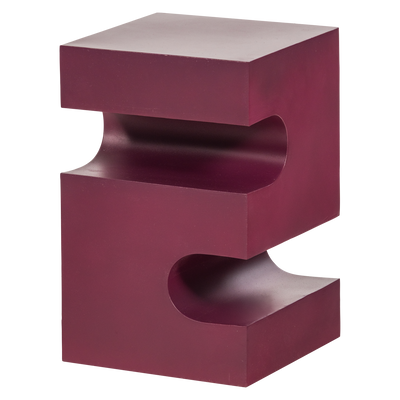 WOOOD Jessa Sidobord i Metall - Lila och Brun