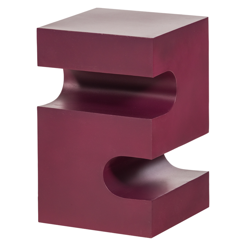 WOOOD Jessa Sidobord i Metall - Lila och Brun