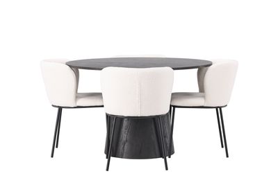 Venture Home Matgrupp Lanzo med stolarna Edina