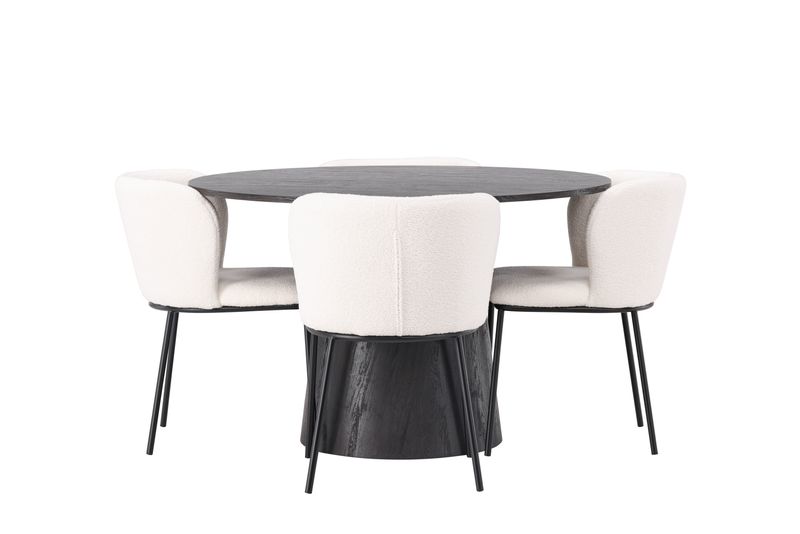 Venture Home Matgrupp Lanzo med stolarna Edina