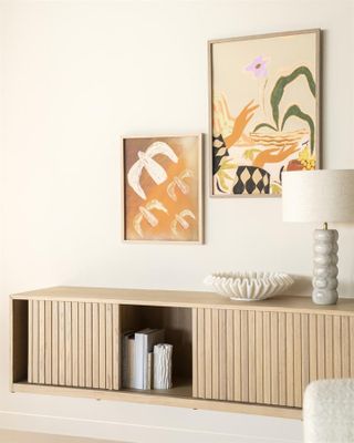 Eleonora TV-bänk Milo 180 cm - Natur Natur