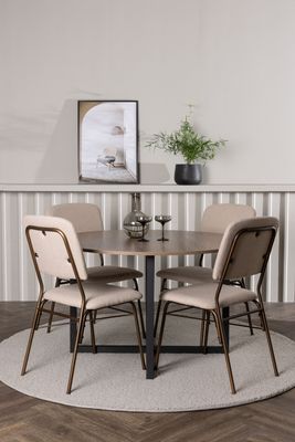 Venture Home Matgrupp Durango med Seda Stolar