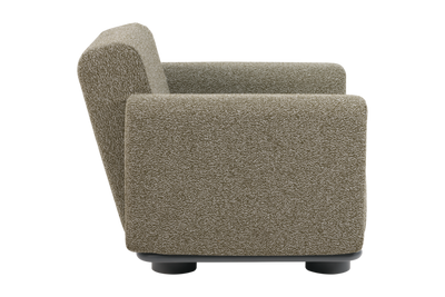 Brafab Bolster Fåtölj Antracit / Teddy Verde