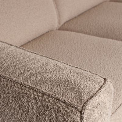 WOOOD Statement 3-sits Soffa 230 cm Boucle Beige