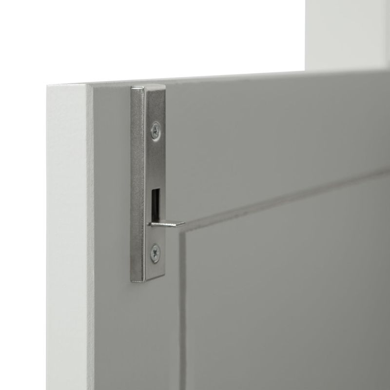 WOOOD Eva Skåp i Mistgrå Färg [FSC-certifierad]