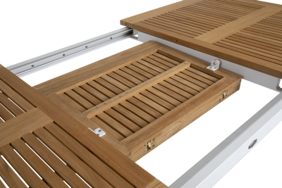 Brafab Lyon Matbord 92x152-210 cm Khaki/Teak