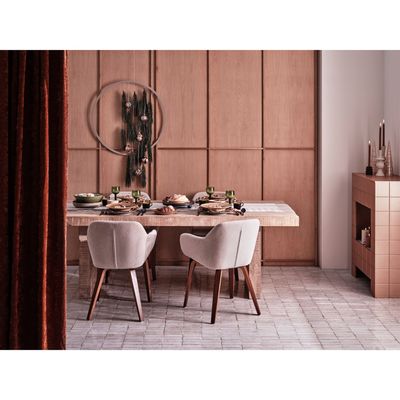 400476-Z-200368-N-01_SF_BL_Base_eetkamerstoel_melange_zand_Balk_eettafel_220x90cm