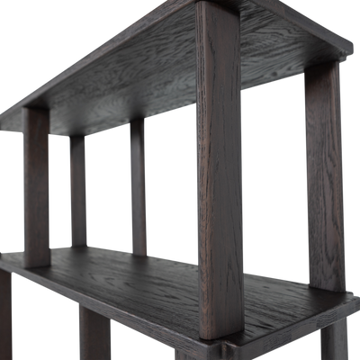 WOOOD Riss Bokhylla Ek Mystic Brun 186x90 cm