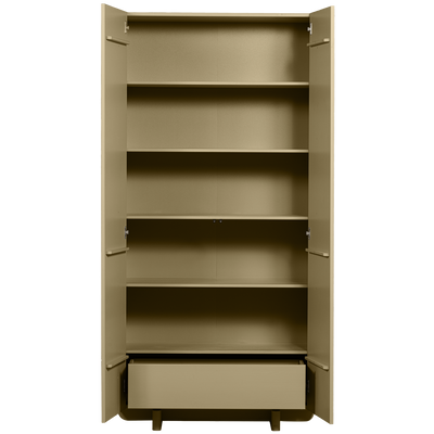 WOOOD BASU Förvaringsskåp i Mossgrön Furu [FSC]