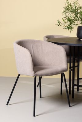 Venture Home Matgrupp Copenhagen med 4st Matstolar Berit