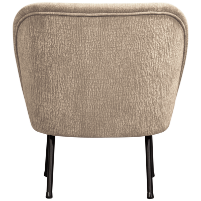 WOOOD Vogue Fåtölj i 3D Chenille Sand