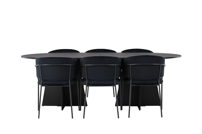 Venture Home Matgrupp Bootcut med stolarna Selma