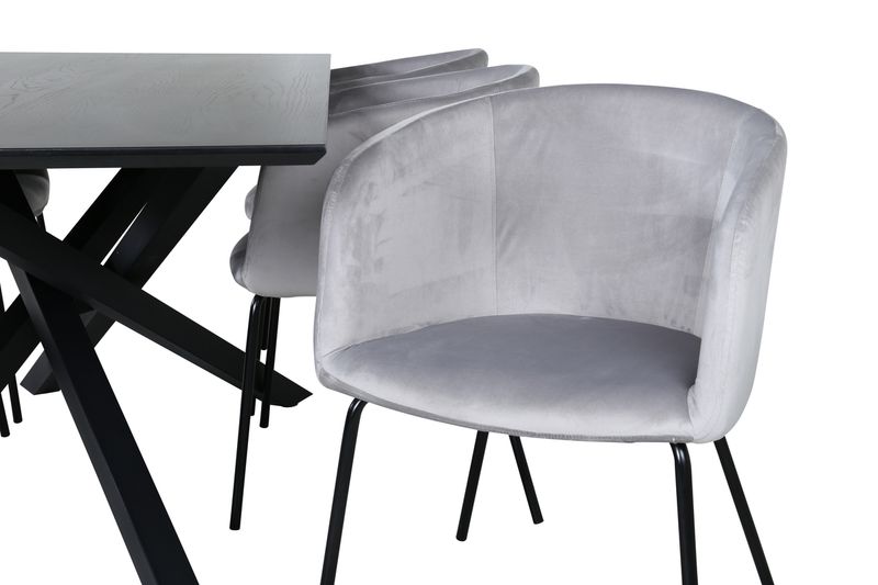 Venture Home Matgrupp Piazza med stolarna Berit