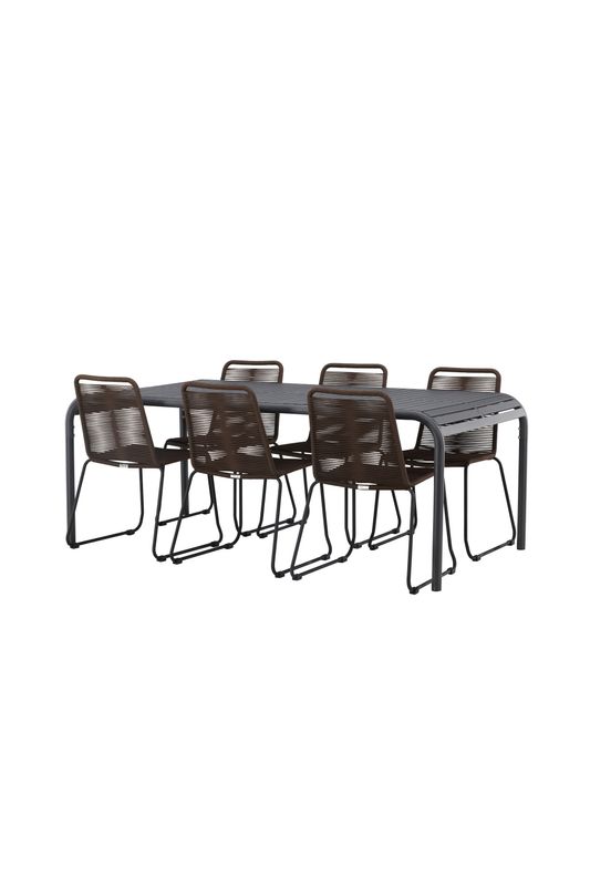 Venture Home Borneo Rektangulär Matgrupp