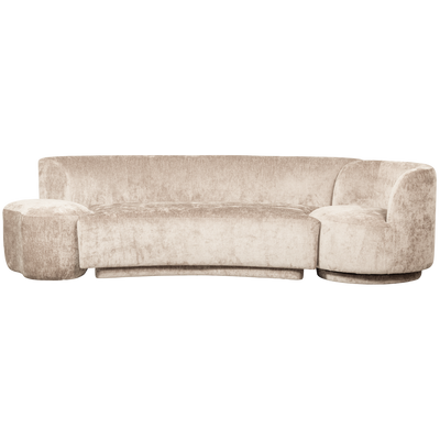 WOOOD Combi-Popular: Soffa + Fåtölj + Puff Natural