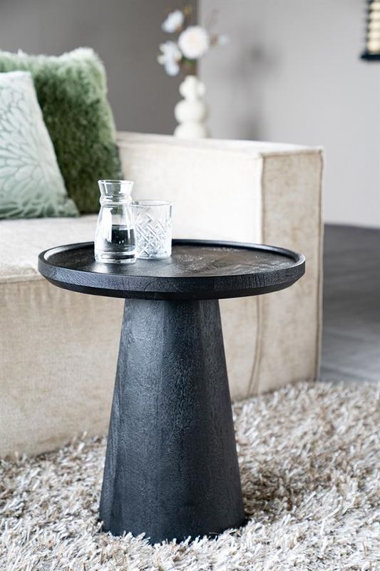 Eleonora Sidobord Ron 46x49 cm - Svart