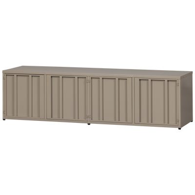 WOOOD LEVEL TV-skåp Metall Sand 44x160 cm