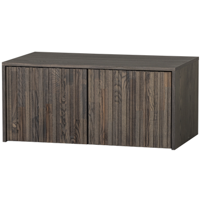 WOOOD NEW GRAVURE Kistbänk i Ask Espresso