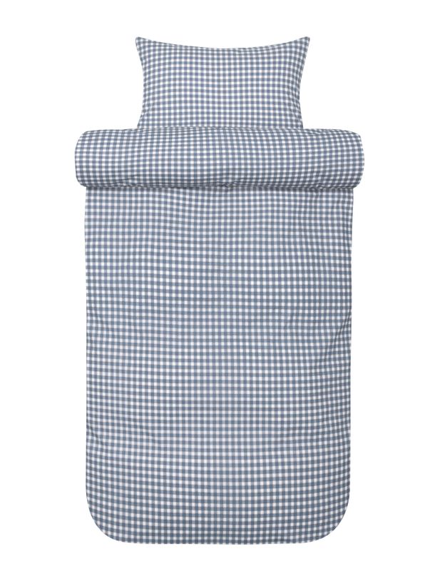 Høie Noah påslakanset denimblå 150x210 cm 2 delar