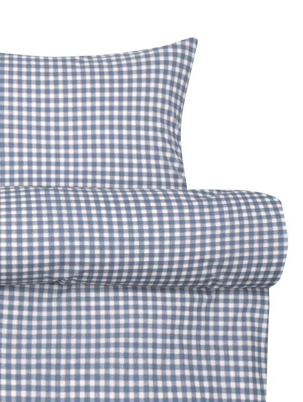 Høie Noah påslakanset denimblå 150x210 cm 2 delar