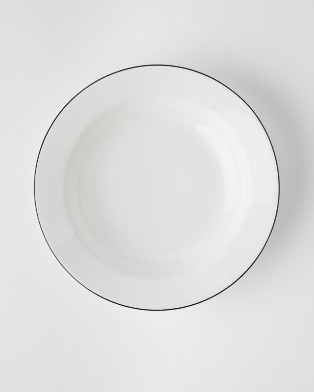 Gustavsbergs Porslinsfabrik Natur Snövit djup tallrik 23 cm