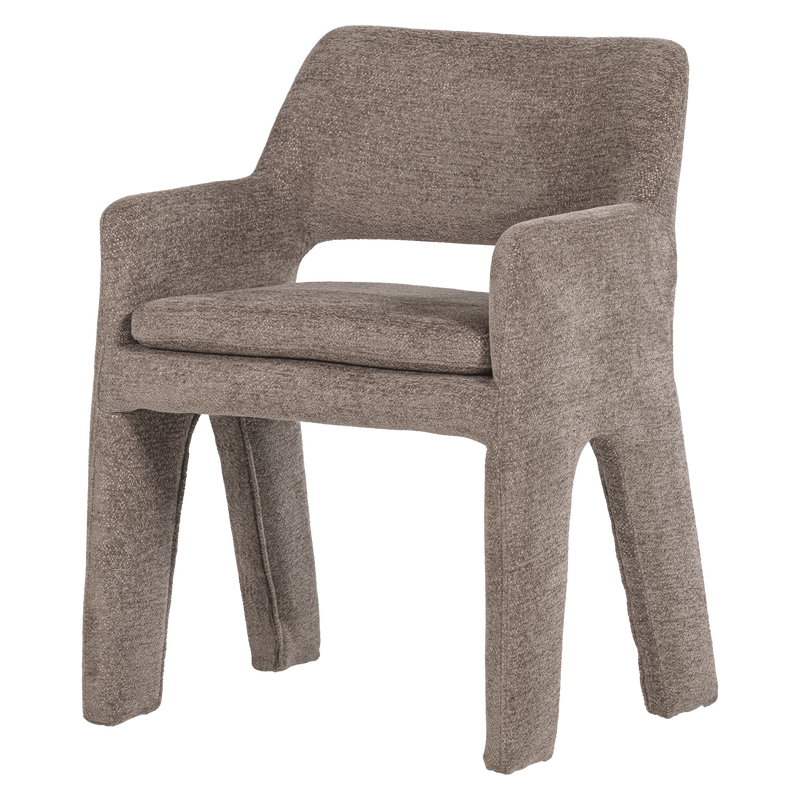 vtwonen BIGFOOT Matstol i Chenille Mullvad [FSC]